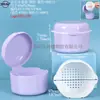 Caixa de Armazenamento de Instrumento de Beleza para Dentes, Caixa de Limpeza de Aparelhos de Camada Dupla, Caixa Portátil de Armazenamento de Aparelhos com Espelho, Caixa para Deixar Alinhadores de Implante de Moldeira