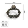 Herrajes Jingmao Estilo Chino Nuevo Antiguo Cajón Un Agujero Aleación de Zinc Decoración para el Hogar Gabinete Accesorios Manija Círculo Metal