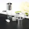 Garrafa Transparente de Desejos com Tampa Colorida Frasco de Vidro Pingente Frasco de Perfume Frasco Vazio Frasco de Perfume para Aromaterapia Colar