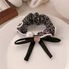 Nueva Elegante Diadema para el Cabello de Intestino Delgado con Borde Floral, Diadema Elegante de Lazo de Alta Elasticidad, Accesorio para el Cabello de Cuerda para el Cabello con Perlas de Imitación Elegantes