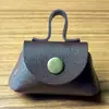 Mini Billetera DIY Bolsa Pequeña para Monedas Auriculares Almacenamiento Adorno Colgante de PU de Moda Llavero Infantil Colgante de Coche