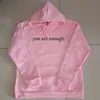 Sudadera de Terciopelo para Mujer de Comercio Exterior Estampada con Letras Lisas Bolsillo Canguro Cordón Estampada con Capucha