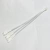 Cable de extensión para ventilador de refrigeración de computadora PWM control de velocidad por temperatura malla tejida de nailon placa base 4 pines/3 pines adaptador de extensión