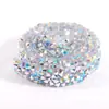 Produtos Novos Transfronteiriços Resina Dourada Branca AB Ponta Inferior Furadeira Hot Stamping Adesivo Tira Quente Decoração de Cintura de Vestido de Casamento Acessórios de Caixa