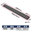 Orificio de Ventilación Disipación de Calor Negro Plateado Gabinete para Zapatos Rectangular Malla Transpirable Gabinete de Ventilación Armario de Vestir Aleación de Aluminio Malla Transpirable