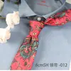 Nueva Corbata para Hombre de Comercio Exterior Estampada Patrón Retro 8cm Traje Formal Corbata Anudada a Mano Fabricante Venta al por Mayor en Stock