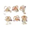 Original Novo Estilo Chinês Gradiente Florzinhas Contas de Cristal Folha de Lótus DIY Acessórios para Brincos Grampo de Cabelo Flor de Sapato Floresta de Verão