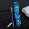 B&B Hotel Supplies Conjunto de Escova de Dentes Descartável e Pasta de Dentes, Conjunto Simples e Portátil de Escovas de Dentes para Casal, Portátil para Viagem