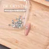 K9 Nuevo Súper Brillante Fondo de Punta 3x4 Cubo de Azúcar Uñas Artísticas Pedrería Colorida Forma Irregular Pedrería Pequeña para Decoración 33