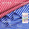Tejido de rayas retorcidas bicolor de 240G, tejido de jacquard a rayas acanalado tridimensional de poliéster-spandex, tejido de punto para conjuntos de vestido