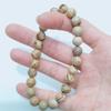 Pulseira de Pedra Ágata Olho de Tigre Cristal Natural 8mm Fashion Simples Círculo Único Contas Redondas Joia Transfronteiriça Pulseira de Obsidiana