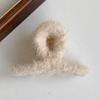 Presilha de cabelo de pelúcia tamanho grande outono e inverno 2023 Nova presilha de cabelo gigante sensação de alta qualidade não machuca o cabelo presilha de cabelo de pelúcia