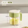 Pote de Vidro Selado à Prova de Umidade para Temperos Conjunto de Garrafas de Temperos Domésticas com Colher Caixa de Temperos para Sal, Glutamato Monossódico (MSG) Cozinha Venda por Atacado