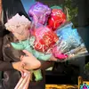 Dia dos Namorados Chinês Duoyang Dia da Mulher Dia dos Namorados Balão de Artesanato Fosco Rosa Evento de Shopping Presente Atacado