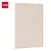 Cuaderno de Cuero Ligero para Negocios Deli Bp155 25K-205Mm*141Mm/80 Hojas (Negro) (Computadora portátil)