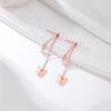 Aretes de Mariposa Románticos para Mujer Plata de Ley S925 Nicho de Alta Gama Estilo Coreano Aretes de Borla de Perlas Joyería Regalo para Novia