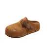 Zapatos Mocasines sin Cordones de Cuero Genuino con Suela Gruesa que Aumentan la Altura Interior para Mujer Birkenstock Estilo Nuevo Otoño 2026 Zapatos Medias Zapatillas Cerradas para Exteriores