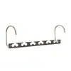 Perchero Plegable para Ropa para Uso en Dormitorios y Hogares, Estante de Ropa Multicapa de Hierro Ahorrador de Espacio, Moderno y Sencillo