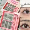 Pestañas postizas transfronterizas para mujeres europeas, americanas, asiáticas y mestizas con maquillaje atrevido, pestañas exclusivas que son deslumbrantes a primera vista, más vendidas en Amazon, DIY