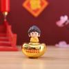 Figura de Buda mecedora estilo Tiktok, Juguete budista para aliviar el estrés, Decoración para el hogar y el coche, Regalo decorativo creativo