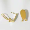 Brincos de Clipe Dupla Segurança Materiais para DIY Feitos à Mão Brincos Personalizados Acessórios para Brincos Suportes Ovais para Brincos