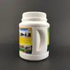 Garrafa de Pesticida e Fertilizante de Boca Larga 600g, Lata de Leite em Pó Veterinário 500g, Recipiente para Tabletes de Cálcio para Ração de Gatos e Cachorros 1kg, Recipiente para Sal Explosivo