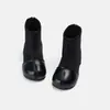Botas de Moda Retro con Personalidad para Niña, a Media Pantorrilla, para Niños Pequeños, Nuevo Estilo Otoño/Invierno 2026, Botas de Algodón Cálido con Felpa