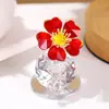 Nuevo Adorno de Flor de Cristal Flor de Loto Decoración de Escritorio para el Hogar Artesanía de Resina Regalo de Inauguración de Tienda Venta al por Mayor