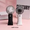 Nuevo ventilador de mano pequeño simple de verano, carga USB, base de soporte para teléfono móvil, ventilador eléctrico pequeño de escritorio vertical