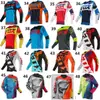 Ropa Fox Downhill Ropa de Ciclismo para Bicicleta de Montaña Tops para Hombre de Manga Larga Verano Ropa para Motocicleta Todoterreno Transpirable de Secado Rápido
