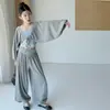 Traje de Niña Primavera Verano Otoño 2026 Nuevo Casual Estilo Coreano para Niños Medianos y Mayores Estilo Perezoso Como Nube Conjunto de Tres Piezas Transfronterizo