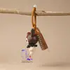 Madera de Nogal Incrustada con Madera de Haya, Lindo Llavero Colgante para Bolso de Kuromi Estudiante, Popular en Zonas Turísticas, Venta al por Mayor