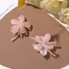 Flores de gelatina degradadas con centro de flor de cristal de dopamina originales, aretes DIY, pasadores para el cabello, sombreros, bolsos, zapatos, accesorios de ropa florales