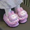 Nuevas Zapatillas de Algodón para Niños de Otoño e Invierno para Niños y Niñas, Zapatillas de Felpa de Dibujos Animados para Interiores, Zapatos de Algodón para Bebé, Venta al por Mayor