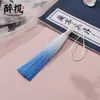 Colgante de Borla Degradado de Dos Tonos de 13 cm Accesorios para Ropa Estilo Chino Adorno de Bolsita Colgador Gran Cantidad Precio Favorable Venta al por Mayor de Fábrica