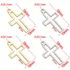 El Colgante de Cruz Hueca de Acero Inoxidable Más Vendido de Amazon Accesorios para Joyería DIY Pulsera Llavero Colgante para Collar