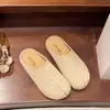 Zapatos Holgazanes de Cuero Suave sin Cordones y Puntera Plana para Mujer 2026 para Uso en Exteriores, Medias Pantuflas Simples y Cómodas Estilo Birkenstock, Modernos