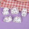 Ins Lindo Cachorro Bixiong Insignia Broche Acrílico Dibujos Animados Adorno Accesorios Parche Colgante Pin Mochila Escolar