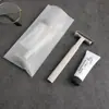 Maquinillas de afeitar desechables empaquetadas individualmente para hoteles, casas de huéspedes, baños, viajes de negocios, viajes, maquinillas de afeitar manuales, artículos de tocador
