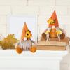 Mingguan Suministros Decorativos Transfronterizos de Acción de Gracias Temporada de Cosecha Gorro de Punto Colgante de Muñeco Enano Rudolph Duende