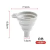 Funil de Silicone Funil Dispensador Saco para Armazenamento de Grãos Bolsa de Gelo Uso de Funil Dobrável Telescópico Silicone Funil Líquido