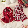 Bufanda Roja de Angora Nueva 2025 para Mujer Invierno Navidad a Juego Chal Tejido Cálido Suave Ambiente Acogedor Calentador de Cuello Venta al por Mayor