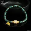 Pulsera de Cuentas de Ábaco de Jade Natural Grado A Aiyu, Pulsera de Diseño DIY de Jade Azul Agua, Venta al por Mayor en Vivo de Comercio Electrónico S