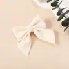 Accesorios Europeos y Americanos Nuevos para Niños de Color Puro para el Cabello Pinza de Moño para Niñas Pinza Todo Incluido Cola de Golondrina Linda para Bebé Stock Disponible