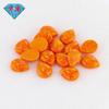 Piedra de ópalo sintético en forma de pera, gema Huagang, piedra desnuda, ópalo sintético plano en forma de gota naranja OP30