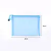 Bolsa de Almacenamiento de Malla Transparente, Simple de Gran Capacidad Portátil para Guardar Muestras de Productos para el Cuidado de la Piel, Neceser, Mini Bolsa de Almacenamiento