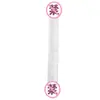 Dildo Artificial de Doble Cabeza, Dispositivo de Masturbación Femenina de Cristal Transparente, Inserción para el Coito Sexual de Pareja en Partes Privadas, Venta al por Mayor de Productos para Adultos