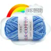 Hilo de tres cabos multicolor degradado, algodón leche, tejido a mano, grosor medio, hilo para bebé estampado, hilo para suéter de bebé e infantil, hilo de calidad de exportación
