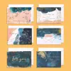 Tarjeta de felicitación creativa de pintura al óleo con relieve dorado, de alta gama, adecuada para las fiestas navideñas, mensajes de estudiantes, bendiciones y tarjetas de agradecimiento