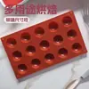 Molde para Pastel de Chocolate Pequeño Semicírculo de 15 Piezas, Molde para Cuentas de Cera, Molde de Hielo DIY